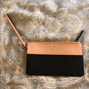 Kate spade two tone wristlet